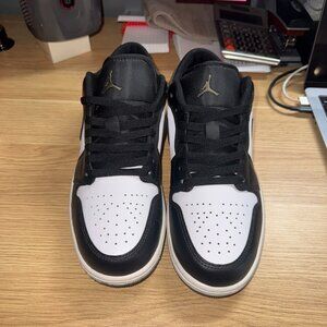 NEW Jordan 1 Low Black Toe Medium Olive - Size 9.5 - No Box